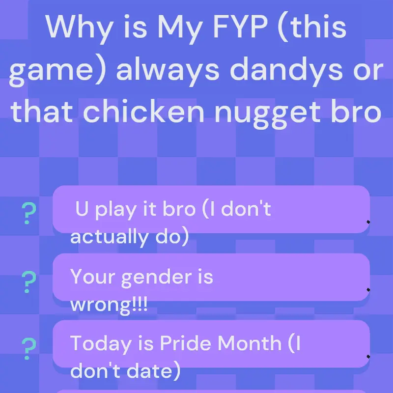 Why is my FYP flooded with dandys by @James64058
