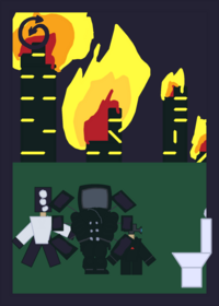 Big tv men big camera man big speaker man