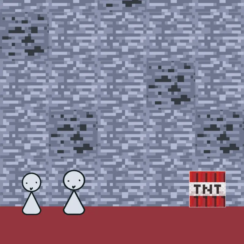 Two mini blobs and one beeg blob by @WilliamD