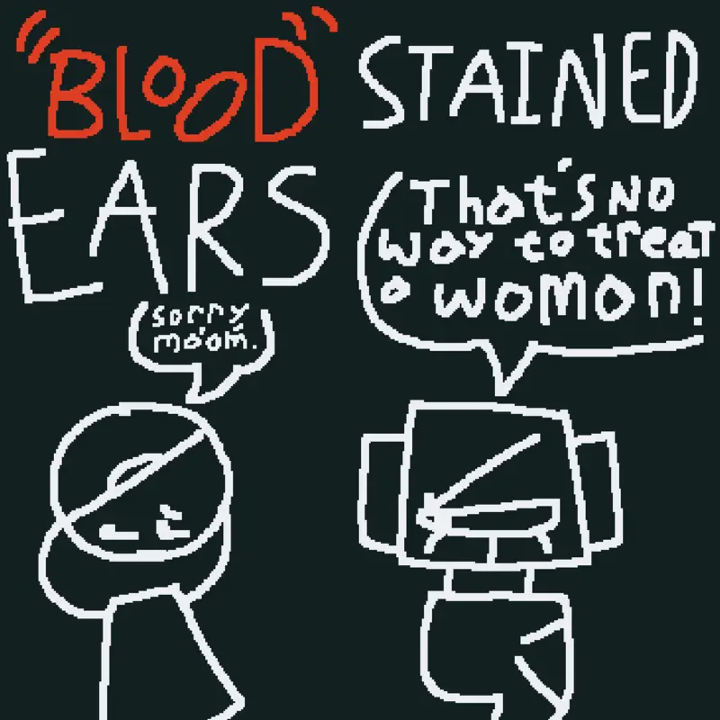 "BLOOD" STAINED EARS by @RoMakez