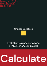 Tetration Calculator (There some limits)