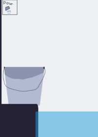 Interactive bucket