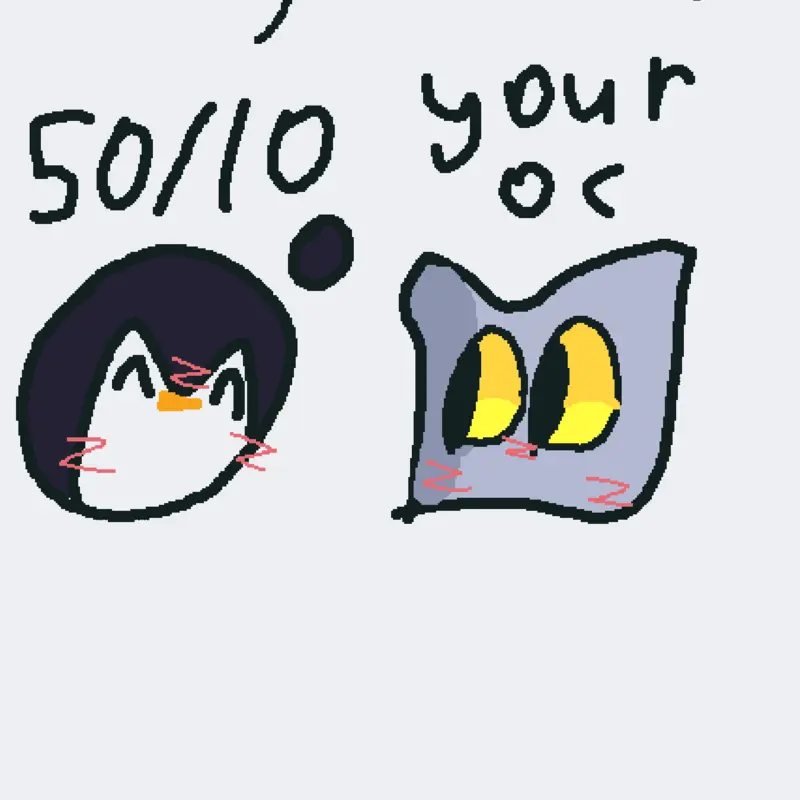 Heh! So cute, I wanna punch that :33 by @pengs_stuff