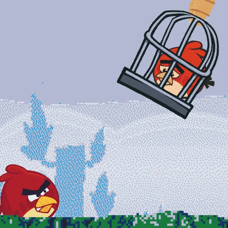 Angry birds parkour by @Pineapple____