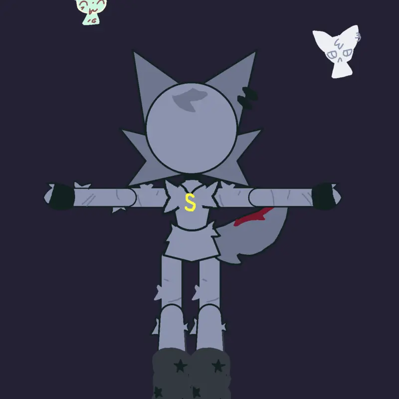 Boy wenda and female Gray And Mint. by @fluffergame_67