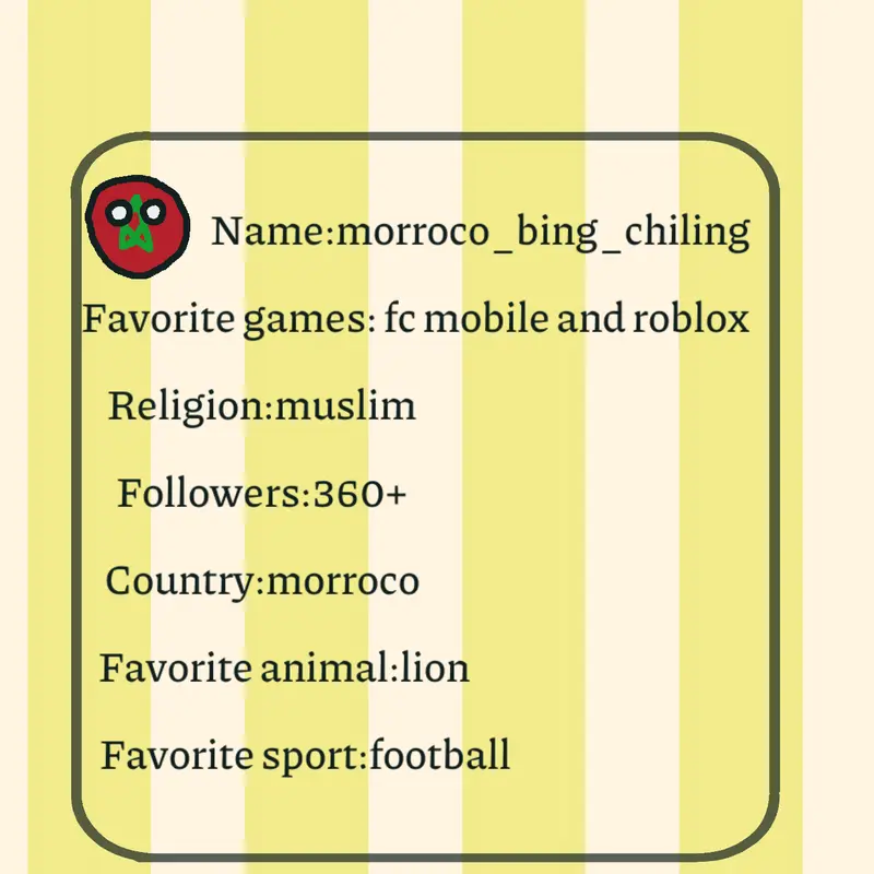 Game by @morocco_bing_chiling
