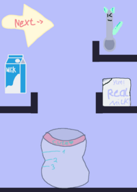 Sorry if suddenly the milk (white) becom