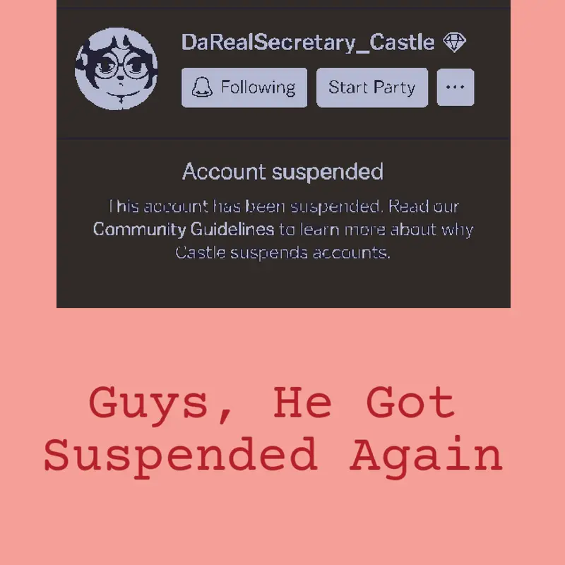 Suspended by @Bassie33-lover