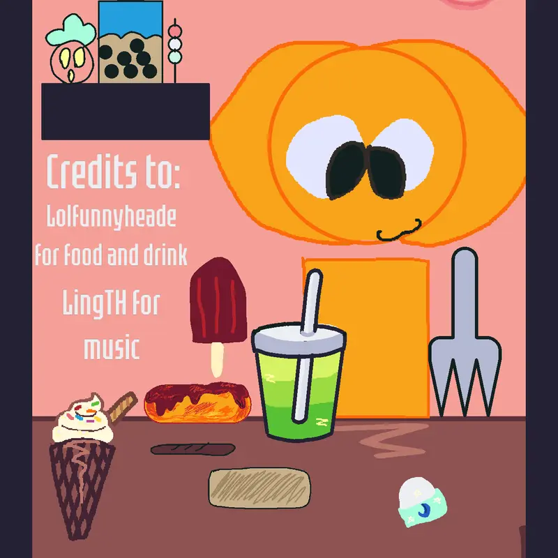 Emojicat Mukbang by @adorablecat