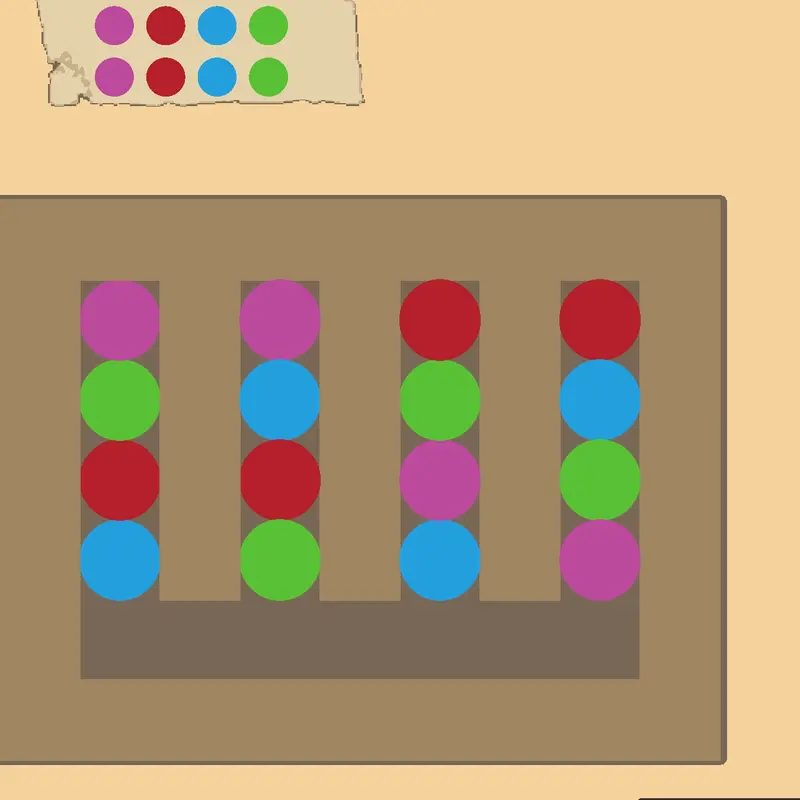 color balls puzzle by @script-void