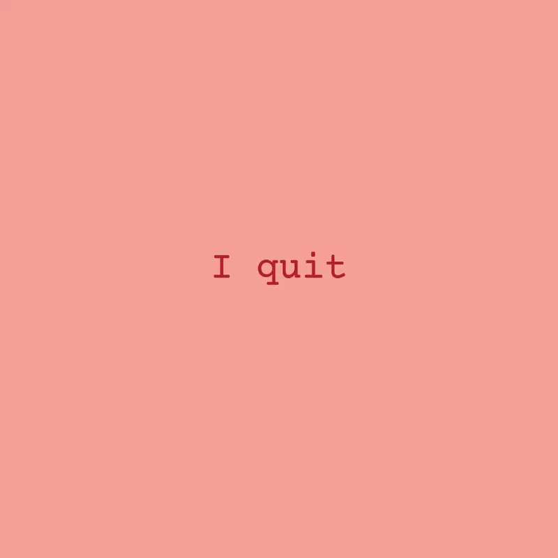 I’m sorry I quit by @UTAV_ACTUALOFICIAL