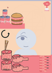 pink mukbang!