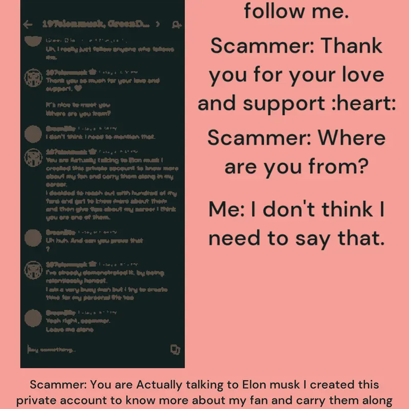 Scammer! by @GreenDile