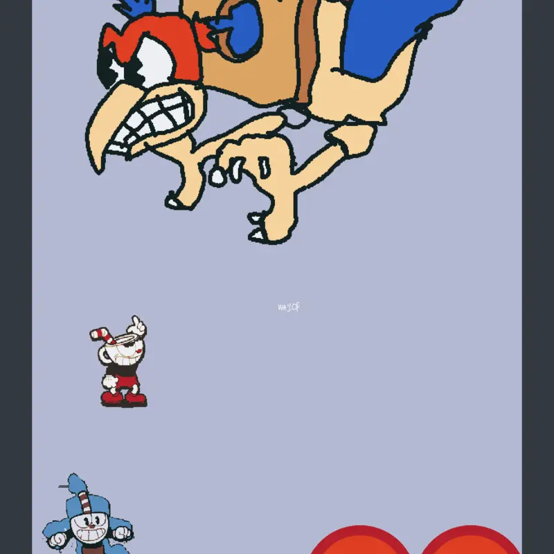 Wally warbles Teo phase by @axelmine