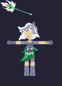 Awakened white lily
