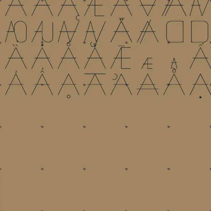 LETTERS OF THE ꝆȀƮɪȠ ALPHABET by @Unicode-015A