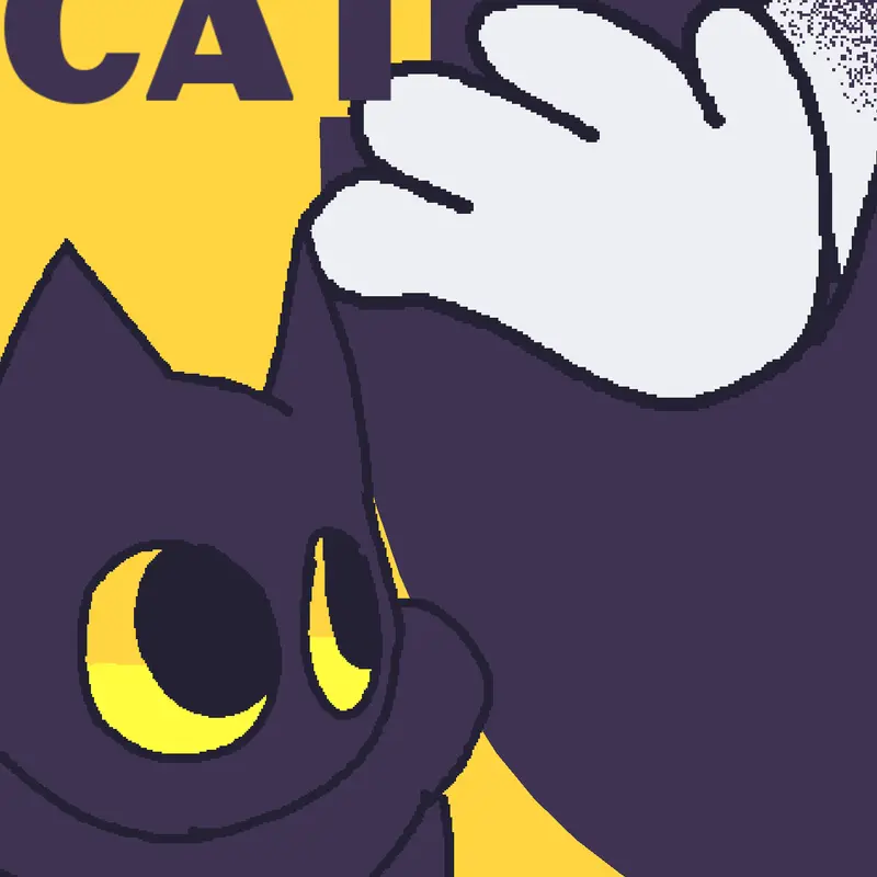 Pet the cat by @someg