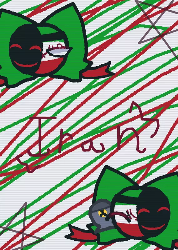 Iran fanart! by @TH3RM0_N3K0B4LLS