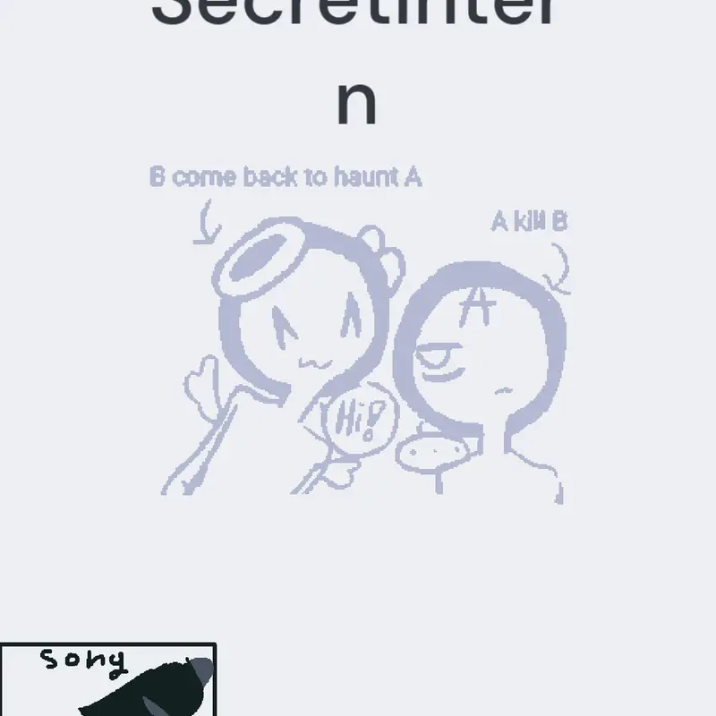 Secretintern original by candy by @3litte_123eyes_litteguy