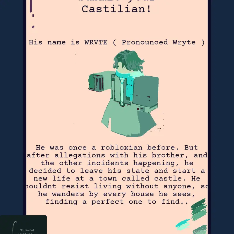 No I'm not a Castilian, OC. by @CK212121