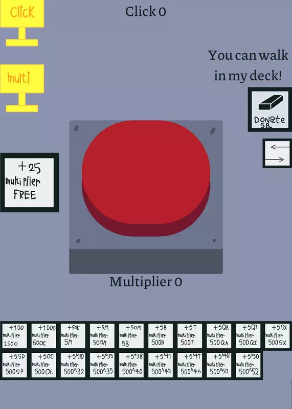 Clicker simulator game by @im_NULL_TH