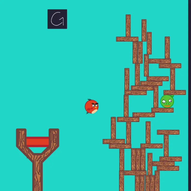 Angry birds, level generator by @Arcade_man