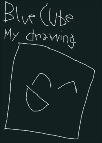 Blue Cube my drawing Update Tags: Anthorer...