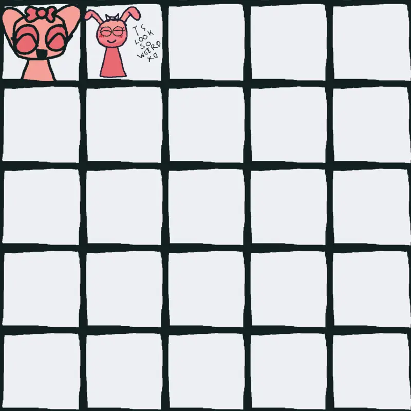 Draw pinki in your style! by @jorvinia_the2nd