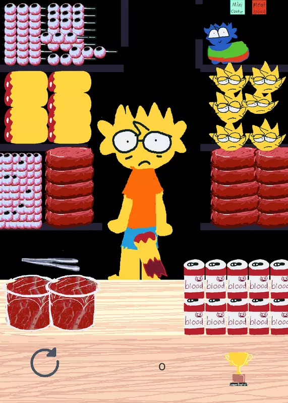 mukbang horror bart simpsoms by @EvilSoapyDx