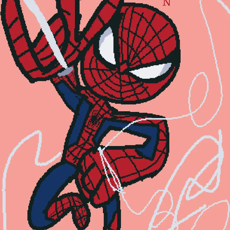 Look out here comes spider-man by @Woody_the_cowboy_is_back