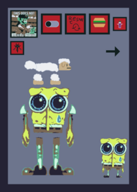 Sponge Bob ragdol