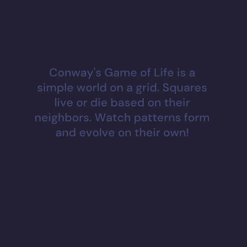 Game of life but for new people. by @Zion_Eroz_Yumang