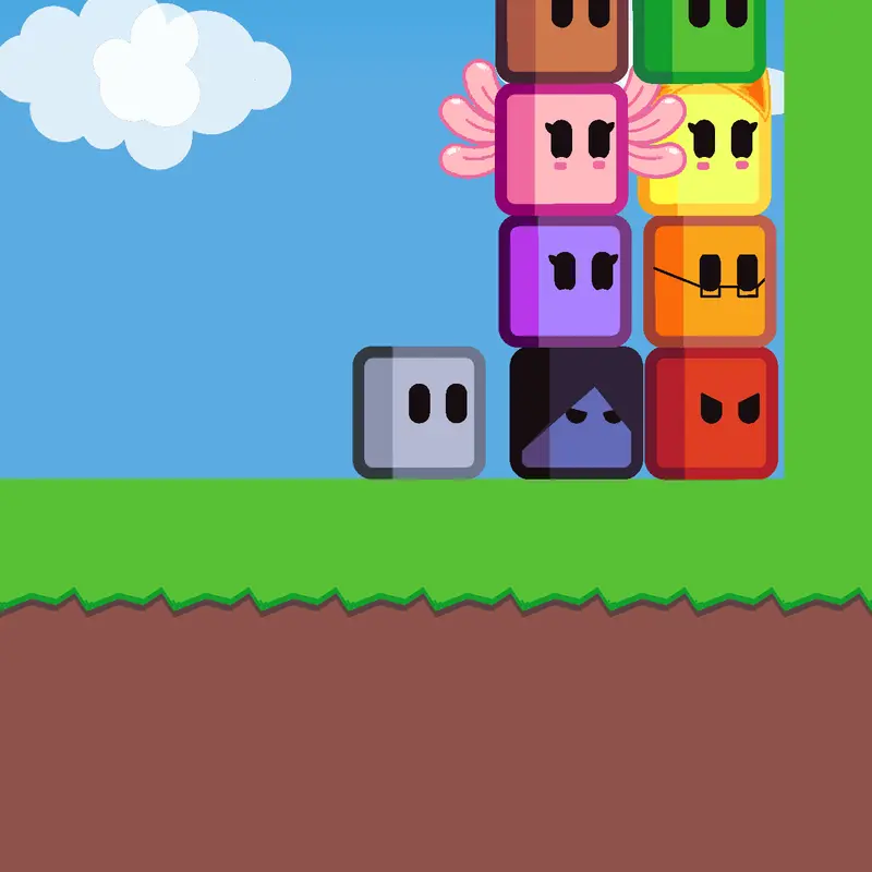 Rainbow ending cube by @Random_kiki_tree