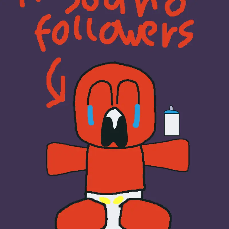 If no follow me i Will watch you sad by @Raffaza16