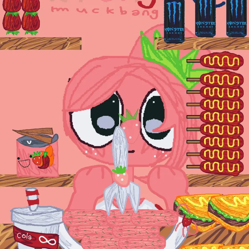 Margo muckbang! by @pessymultifandom