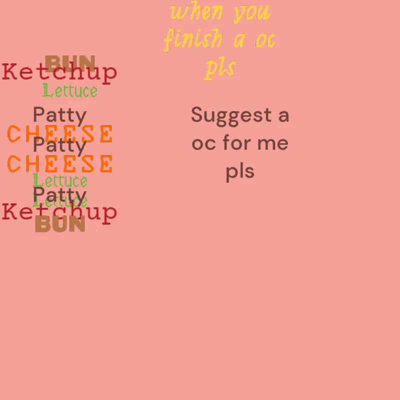 Help me with a oc by @yddt