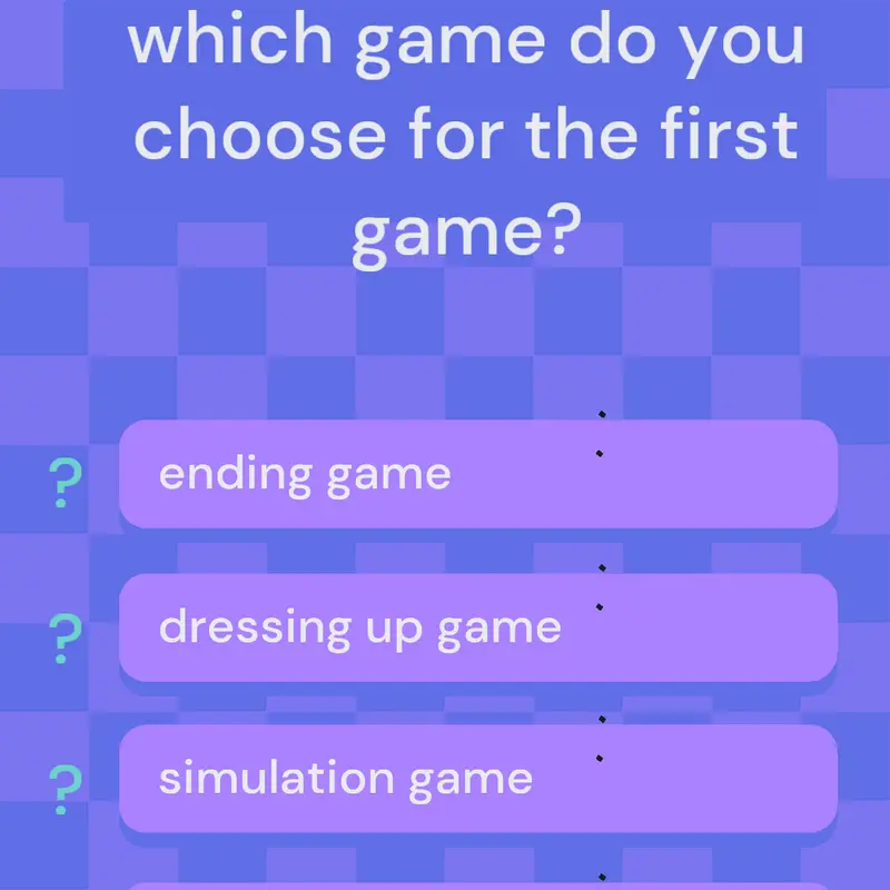 what is the first game to do? by @gojo_fan_girl2015