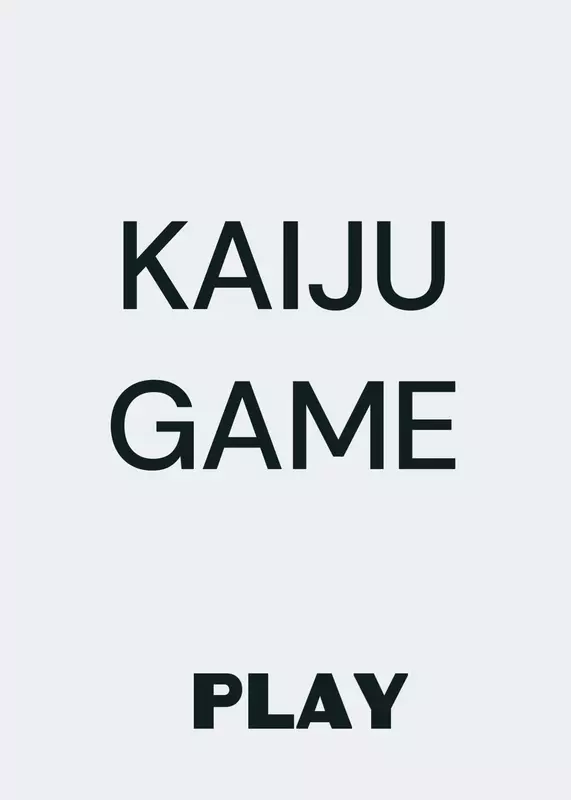 Kaiju game by @derv