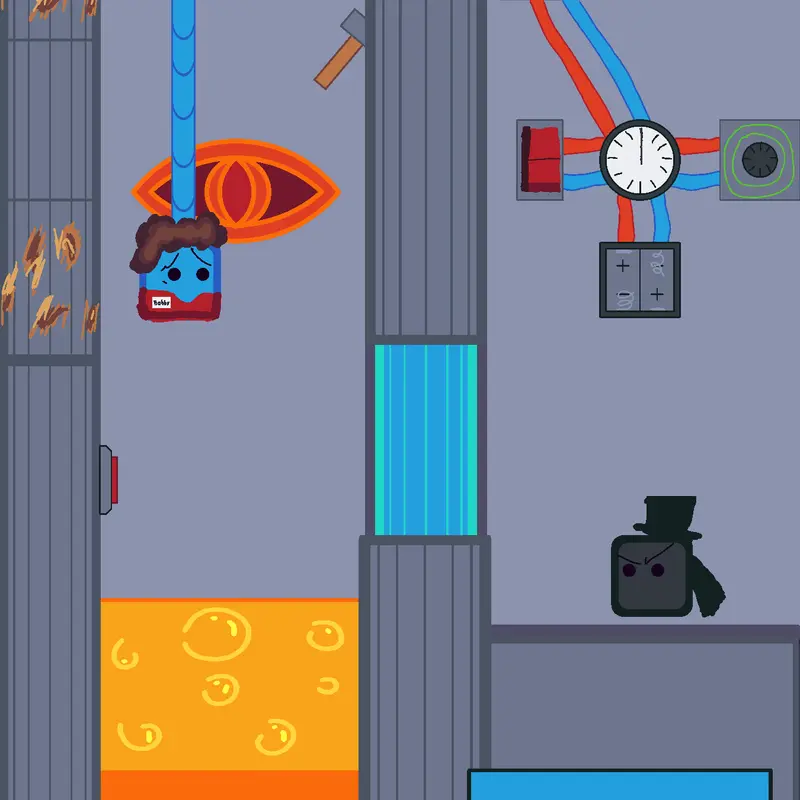 escape cube by @the_doctor_blue_wolf2
