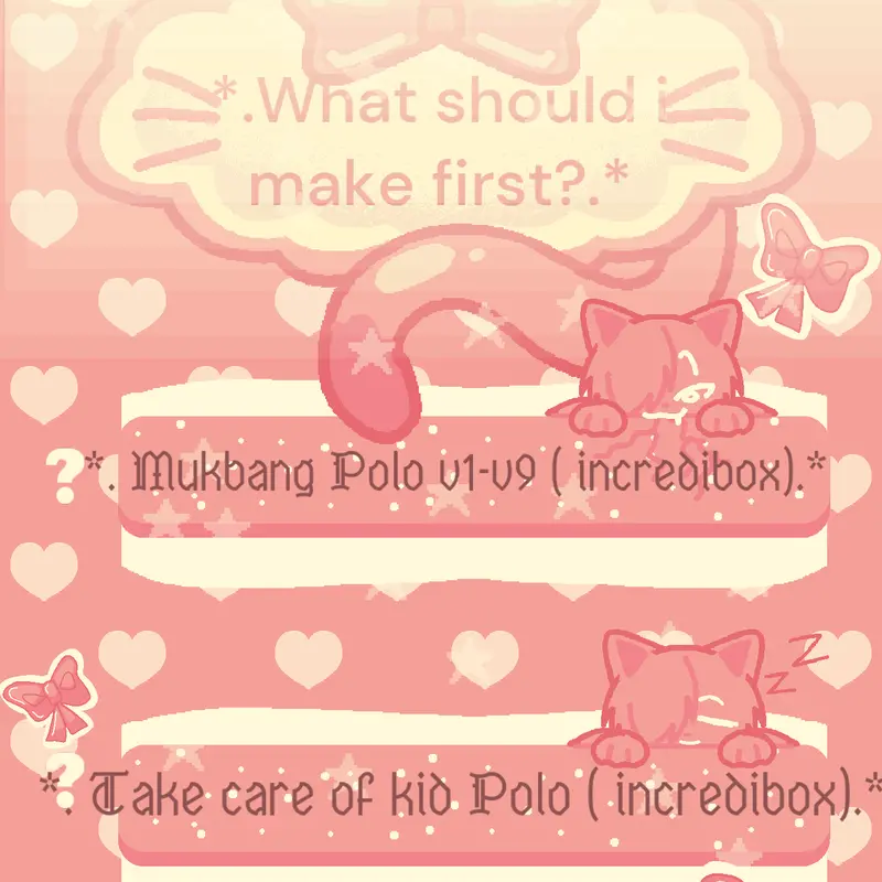 *. Vote time!!.*(⁠づ⁠￣⁠ ⁠³⁠￣⁠)⁠づ by @Ilovepolomikukuromi