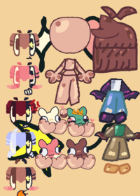Dress up my human oc