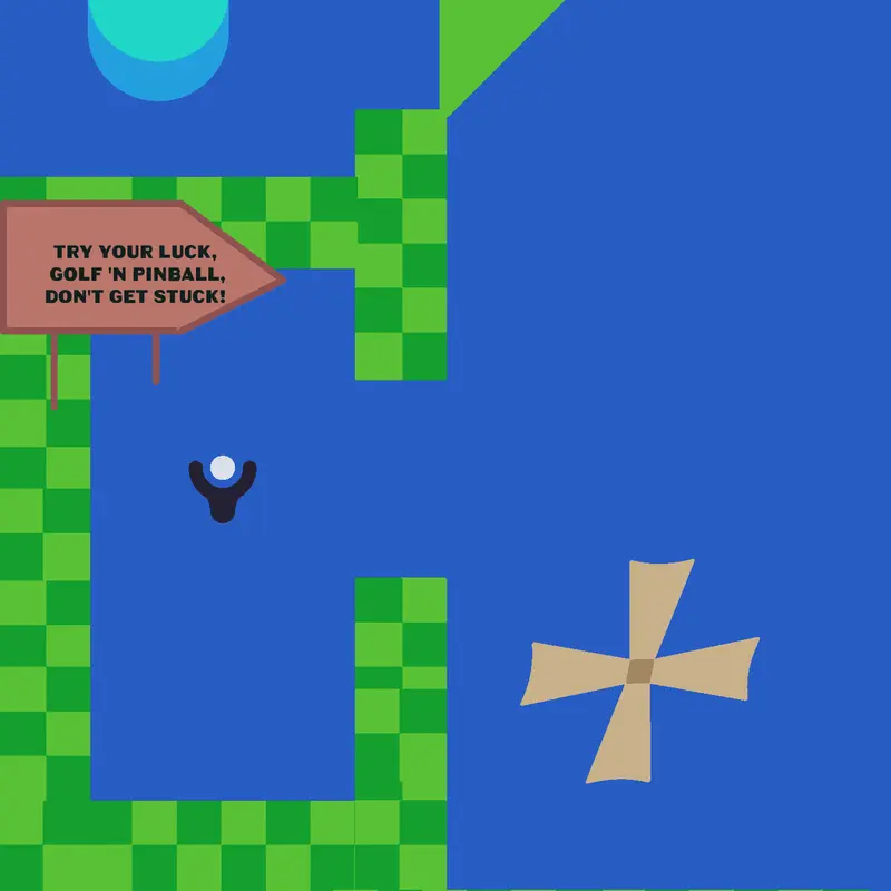 Pinball golferized by @M-DEV-GAMES
