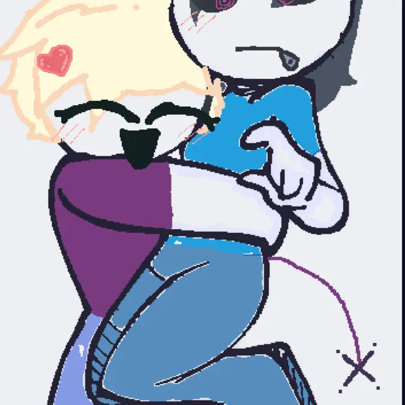 Officially a couple!!!!(oc based) by @SKETCHH