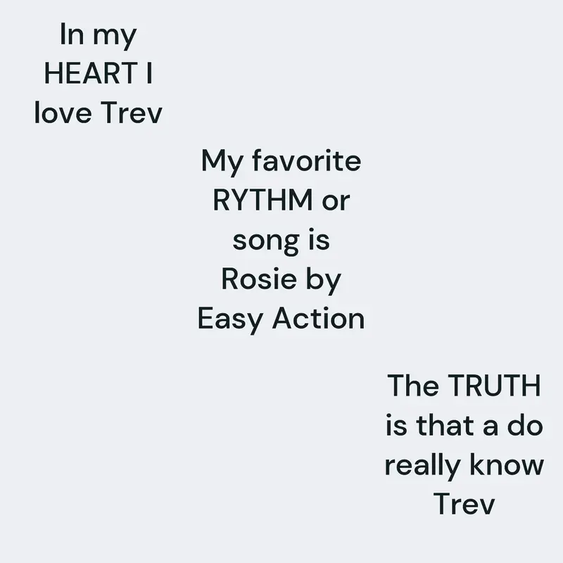Heart, Rhythm, Truth by @Rosie_heart_Trevor