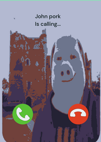 John pork is calling...