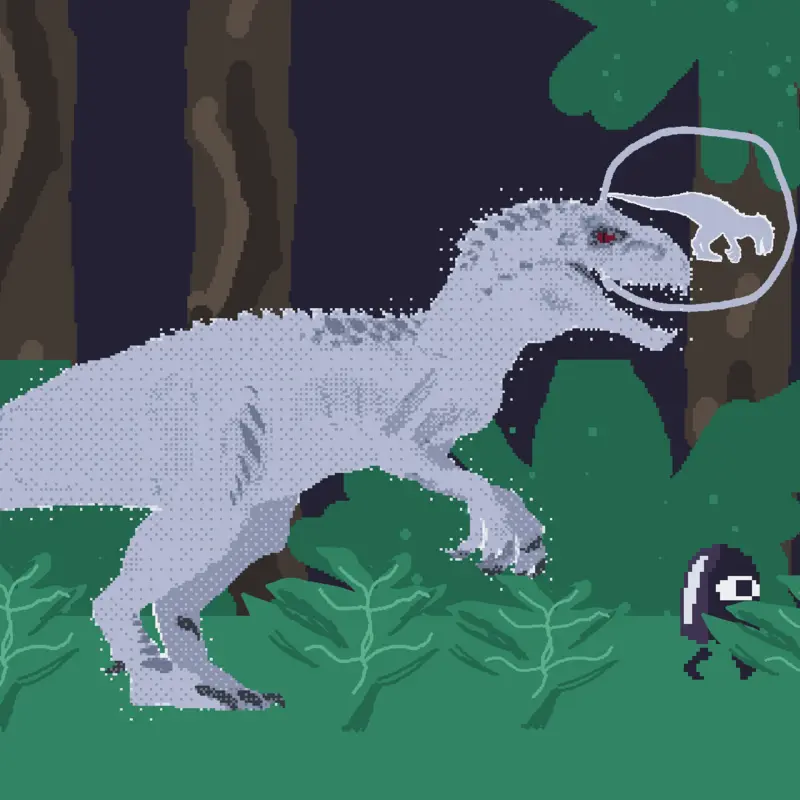 Dino by @neverblinksoup