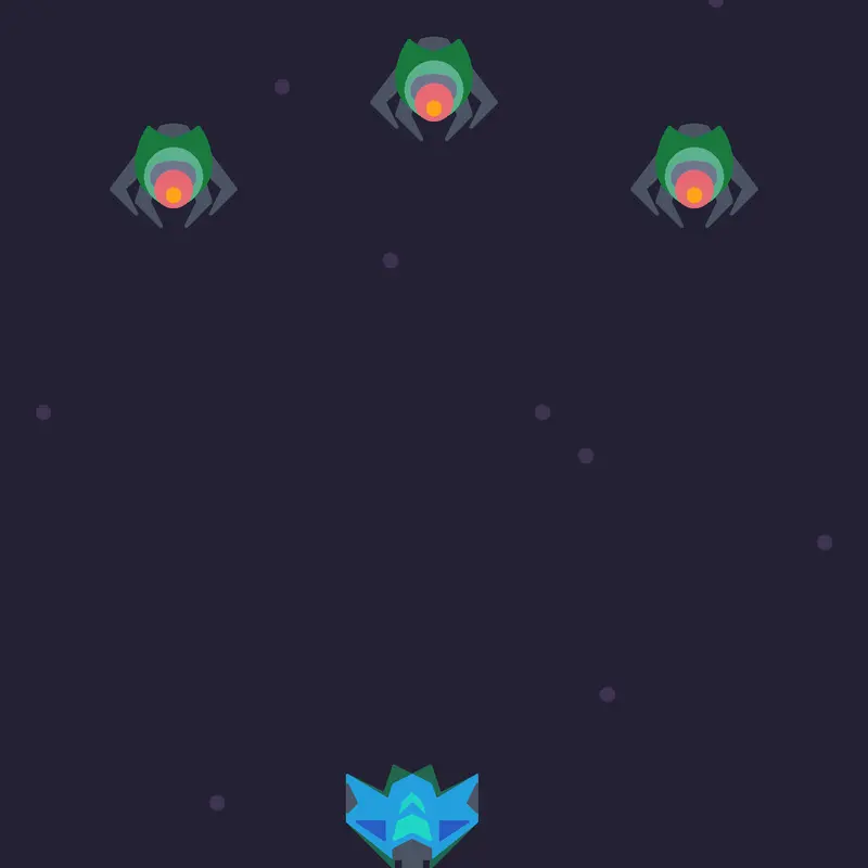 Space shooter by @WazIhere
