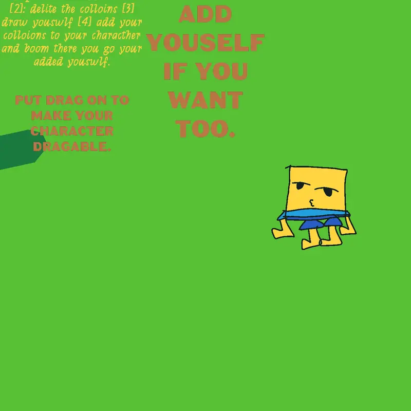 Add youself [if you want] by @Arvin_spongebob69lol