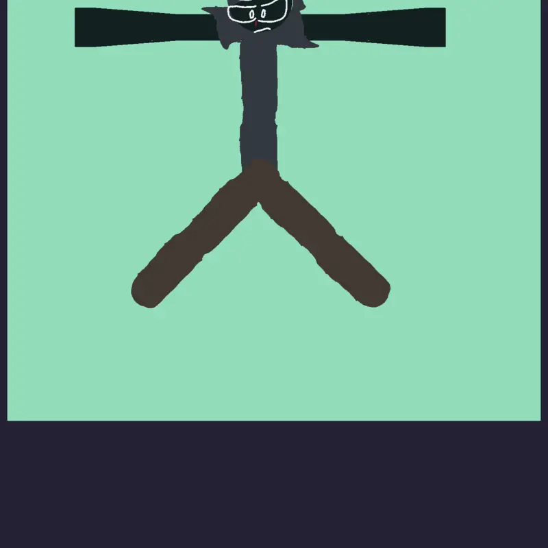 Black Brovoski the ninja ragdoll! by @Larryox_Jaxxoz