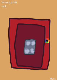 take pebble to dandys garden View!